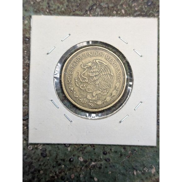 1984 Mexico 100 Pesos • V. Carranza Portrait • Large Format Coin - Picture 3 of 3